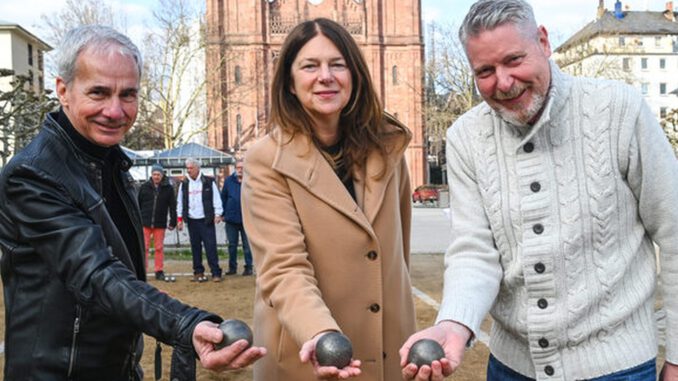 Luisenplatz: Bouleanlage nach Winterpause wieder geöffnet