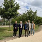 Neue Fuß und Radwege verbinden Helling Höfe direkt mit Rheinpromenade in Kastel
